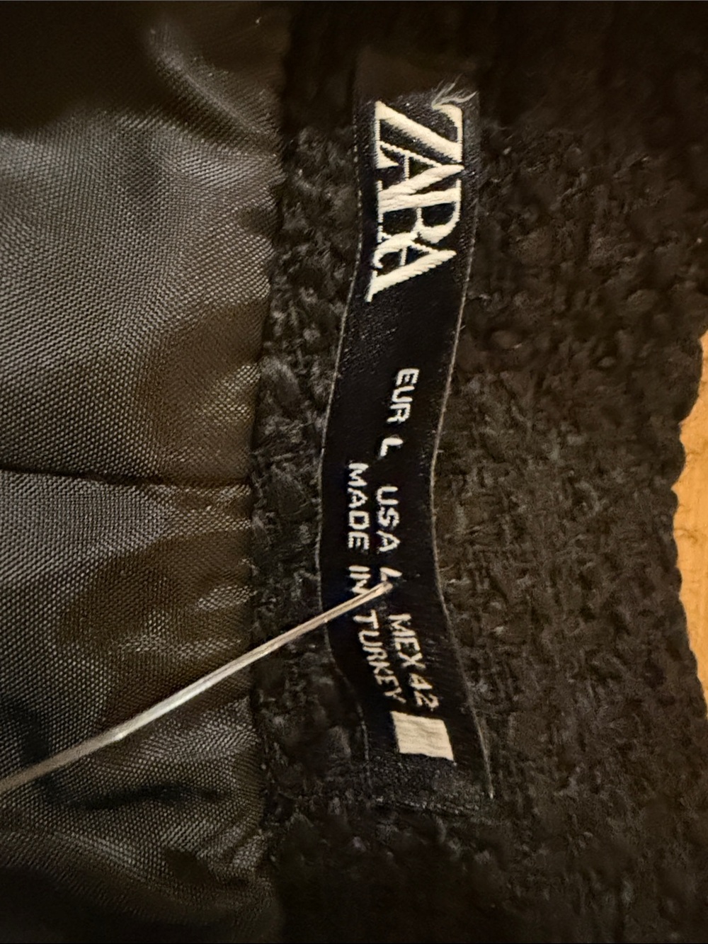 Zara Textured Zip-Front Jacket - Picture 6 of 15